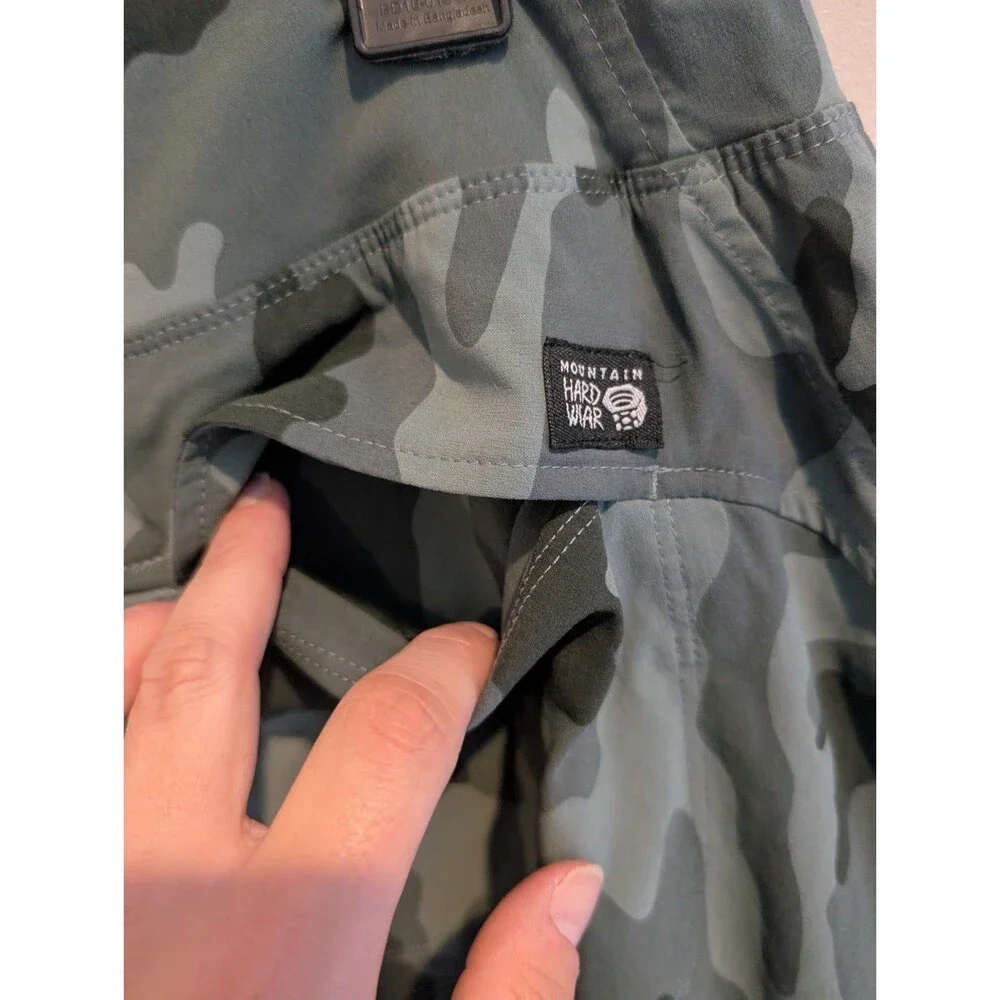 Mountain Hardwear Sz Large Womens Camo Dynama 2 Anke Pant Joggers Hiking Outdoor - Picture 4 of 6